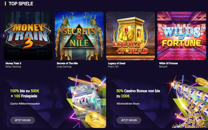 Spin Platinum Casino spiele